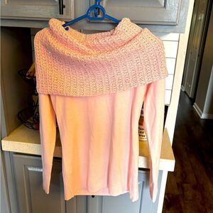 Pink Off-Shoulder Women's Sweater by NY and Co. NWT